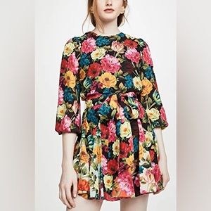 Alice + Olivia Belted Floral Dress | Size 2